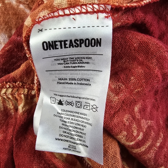 One Teaspoon Babylon Magique Mini Babydoll Dress Medium - Picture 13 of 16